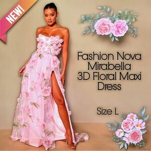 Vestido Fashion Nova Mirabella Maxi Mujer Rosas Con Vestido Fashion Nova  Mirabella Maxi Para Mujer Rosa Vestido Fashion Nova Mirabella Maxi Mujer 